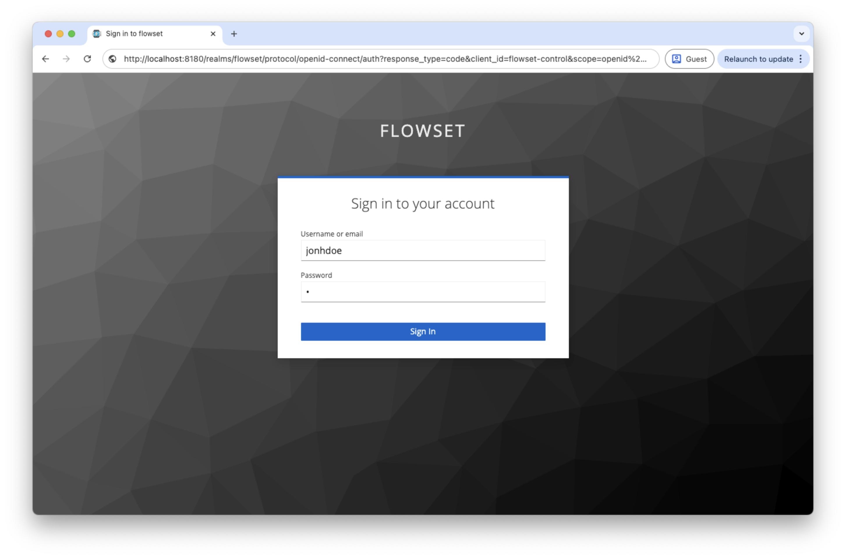 keycloak login