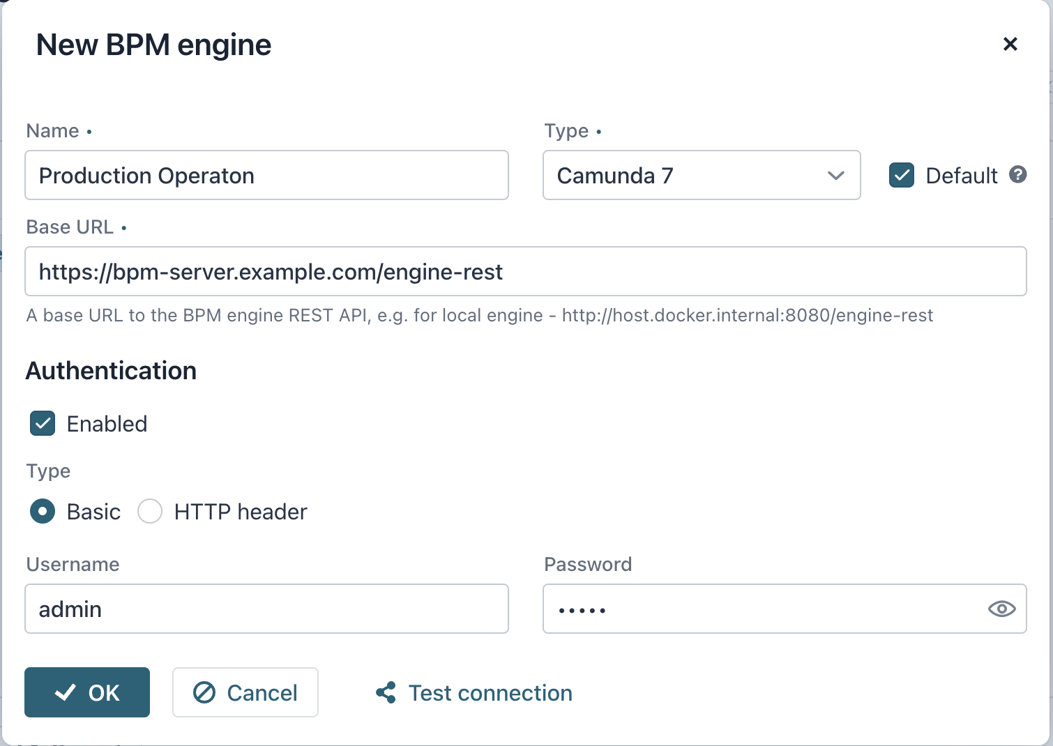 new bpm engine view