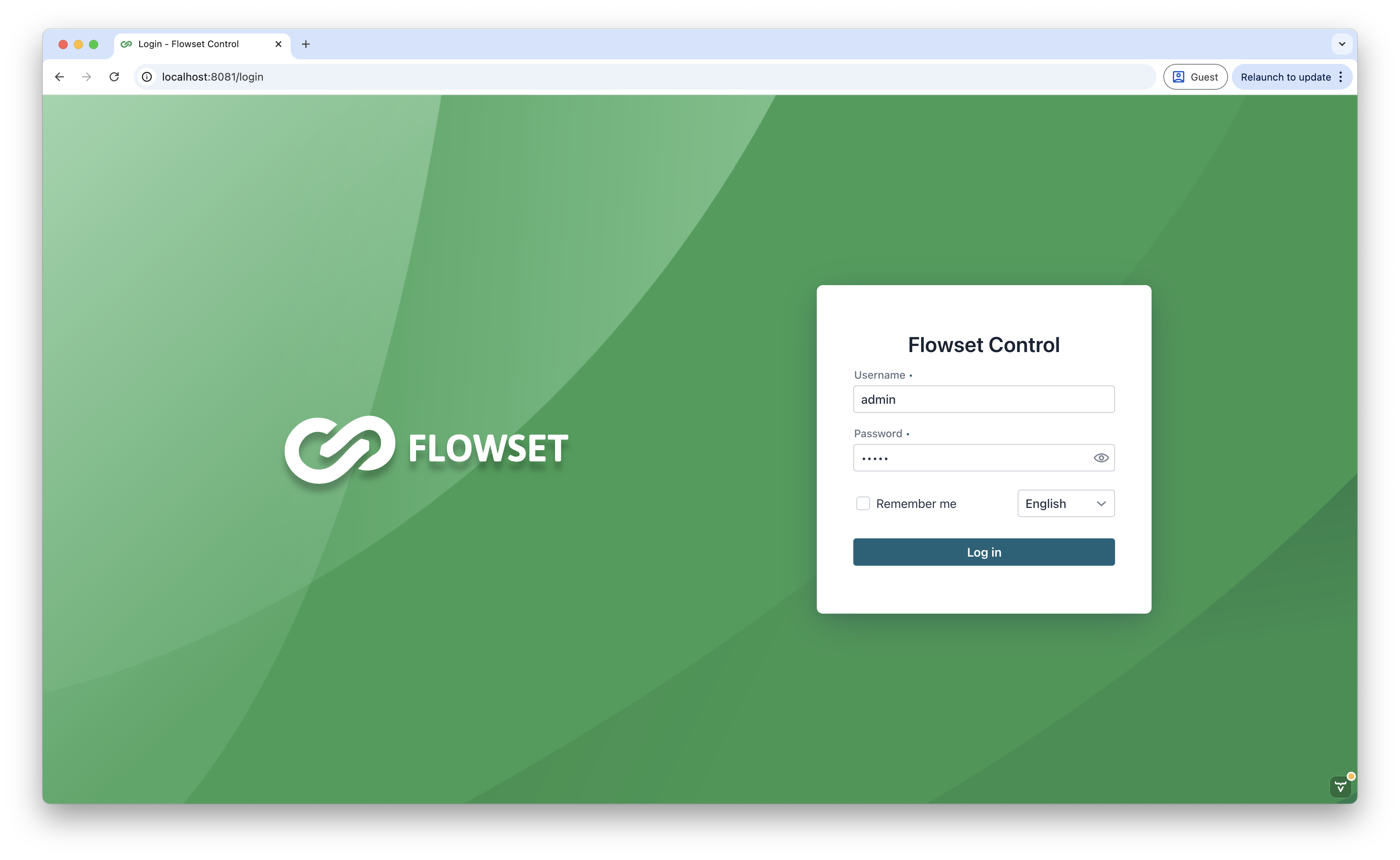 control login