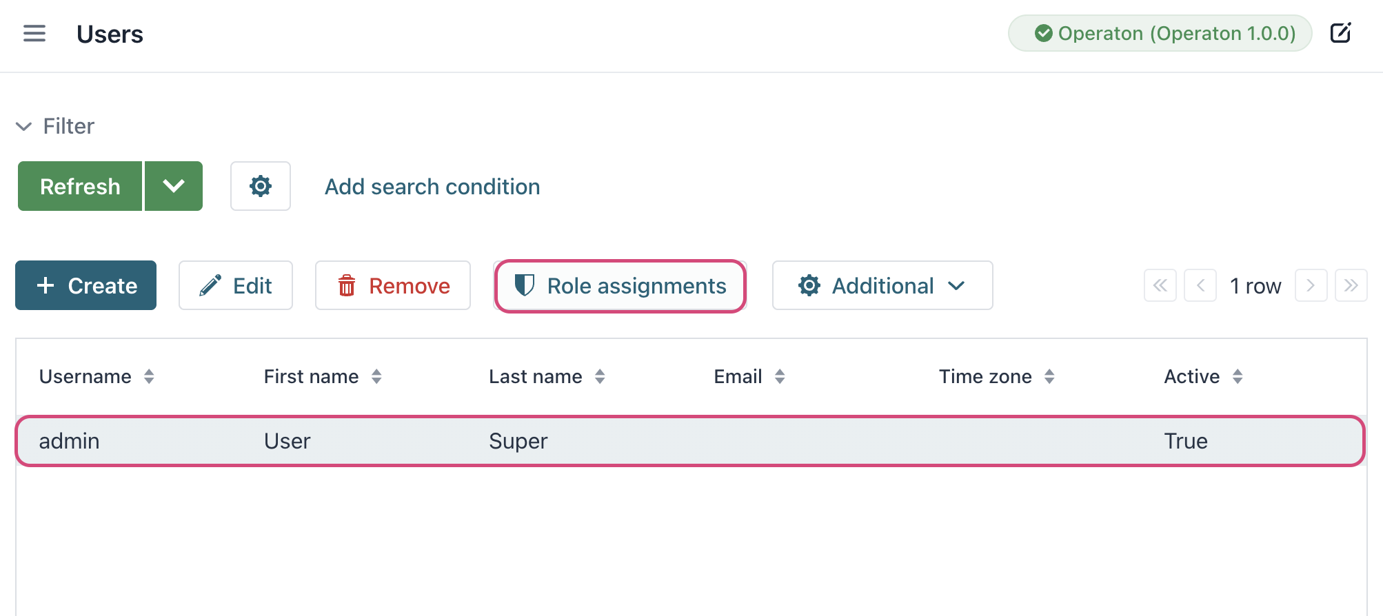 role assignment